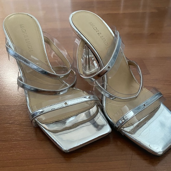 MACH & MACH Shoes - Mach & Mach Triple Crystal Bow Slide